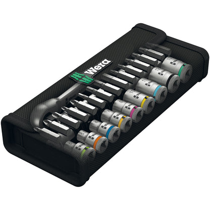 Wera Tools 8100 SA 8 Zyklop Ratchet Set With Switch Lever 1/4
