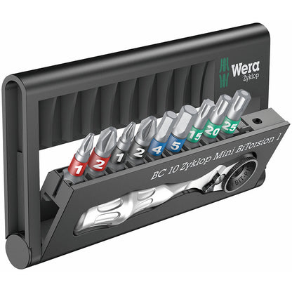 Wera Tools Bit-Check 10 Zyklop Mini BiTorsion 1