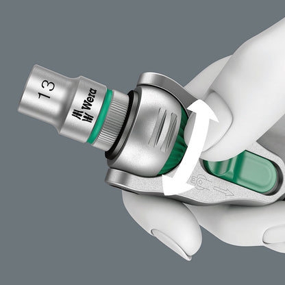 Wera Tools 8000 B Zyklop Speed Ratchet With 3/8 Drive