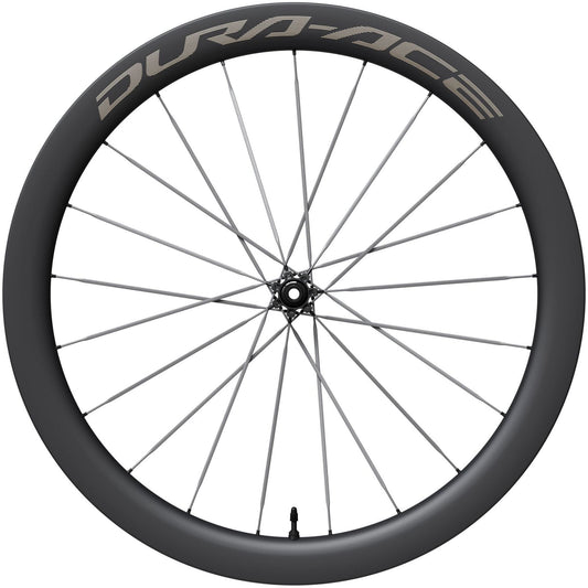 Shimano Dura-Ace WH-R9370-C50-TL Dura-Ace CL/disc Carbon clincher 50 mm, front 12x100 mm Black / 700c