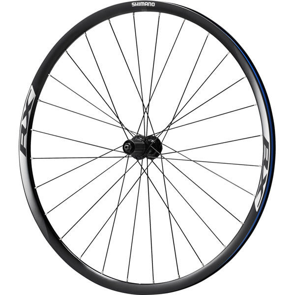 Shimano WH-RX010 Disc Road Wheel, Clincher 24 mm, 11-Speed, Black, Rear