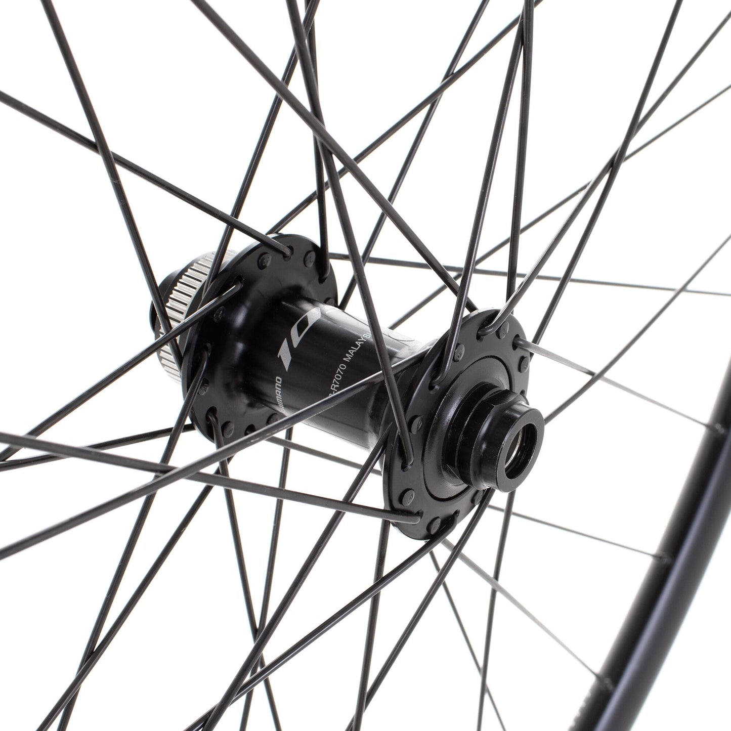 M Part Wheels Road Front Disc Wheel Shimano 105 CL Hub TA 100x12mm DT R 470 Rim