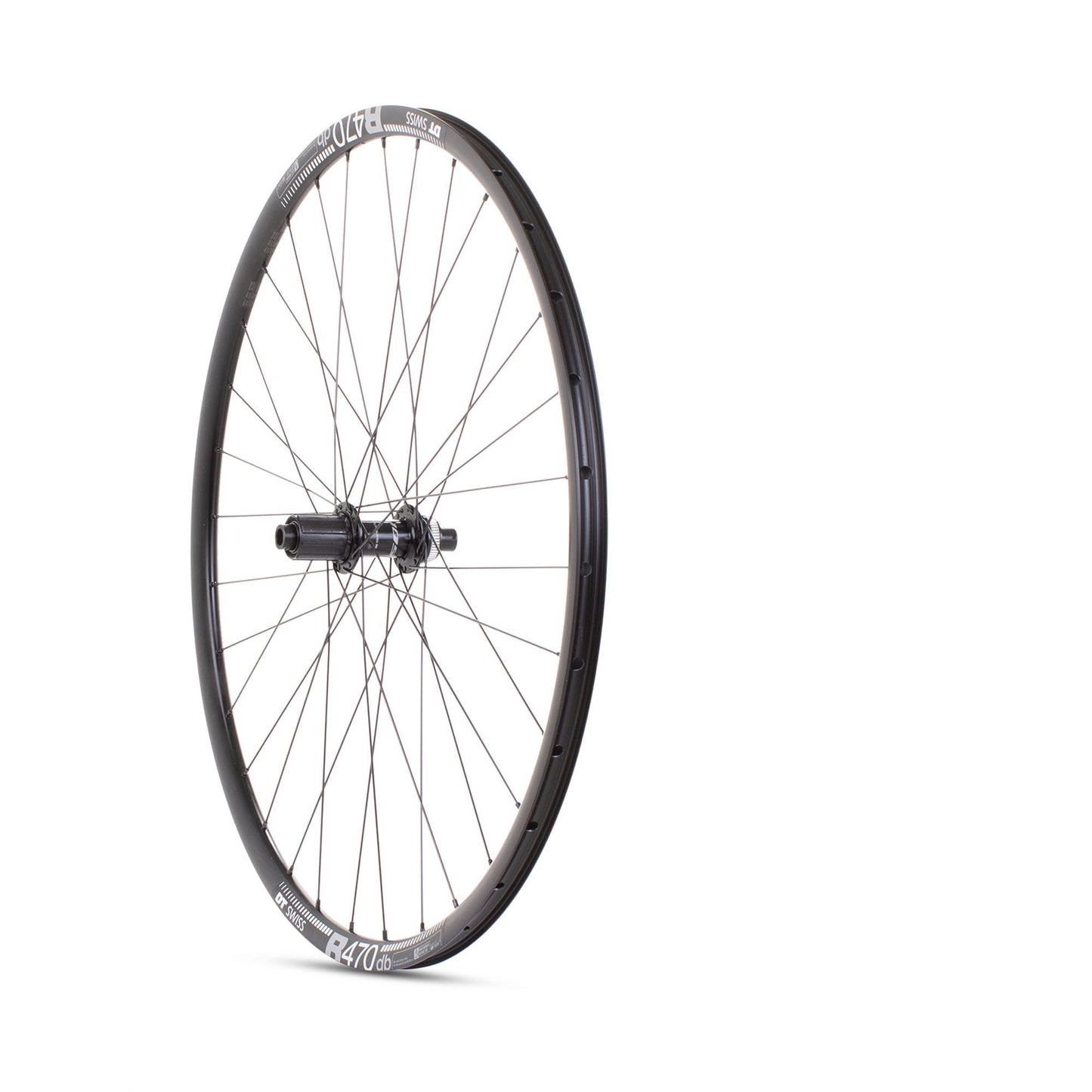 M Part Wheels Road Rear Disc Wheel Shimano 105 CL Hub TA 142x12mm DT R 470 Rim black 700c