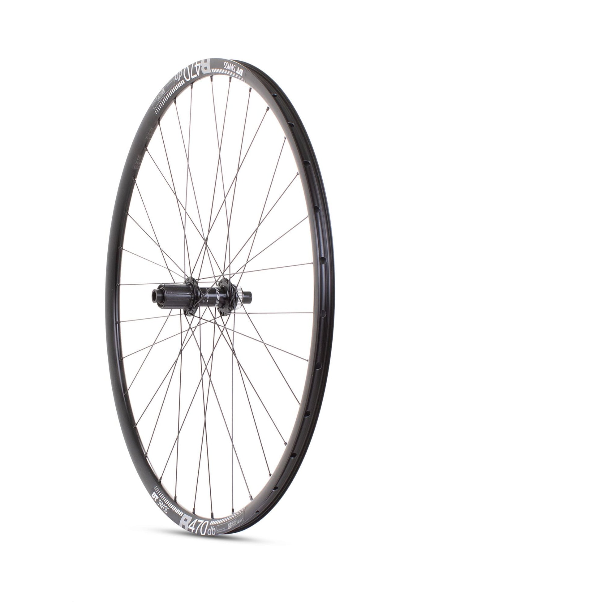 M Part Wheels Road Rear Disc Wheel Shimano 105 CL Hub TA 142x12mm DT R 470 Rim black 700c