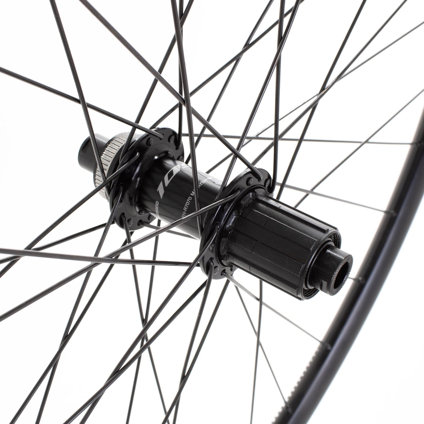 M Part Wheels Road Rear Disc Wheel Shimano 105 CL Hub TA 142x12mm DT R 470 Rim
