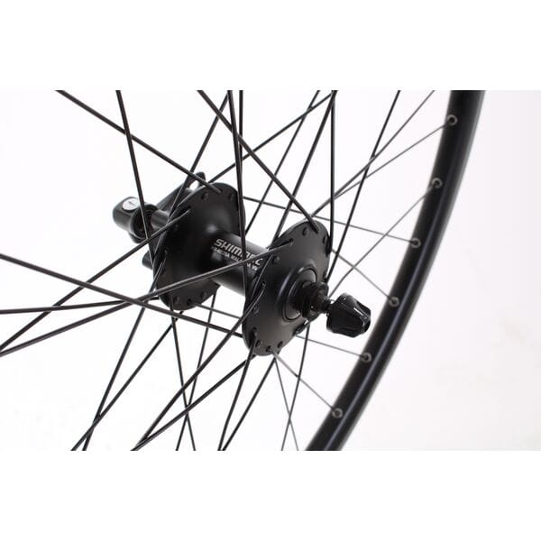 M Part Wheels MTB/Gravel Front Wheel Shimano Deore 6B Hub QR 100mm 650B/27.5 inch TLR Rim blk