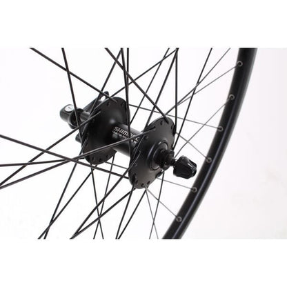 M Part Wheels MTB/Gravel Front Wheel Shimano Deore 6B Hub QR 100mm 650B/27.5 inch TLR Rim blk