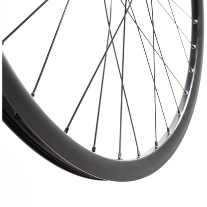 M Part Wheels Gravel/MTB Rear Wheel Shimano QC400 6B Hub QR 135mm 650B/27.5 inch TLR Rim blkk