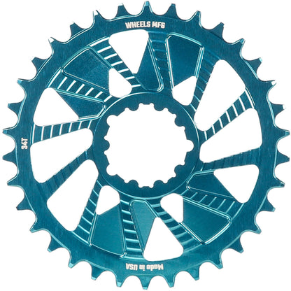 Wheels Manufacturing Wheels MFG Chainring - Anodized Shimano Direct Mount HG+ - 1.5mm Outboard