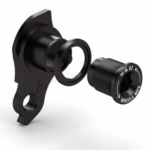 Wheels Manufacturing Replaceable Derailleur Hanger / Dropout 404-02 - Black Bolt - UDH