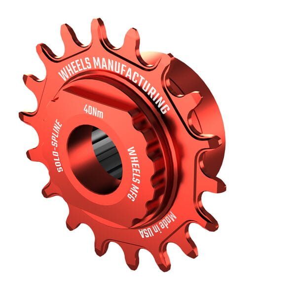 Wheels Manufacturing Solo-Spline - 18T Single Speed Conversion Kit for Micro Spline Compatible Hubs,