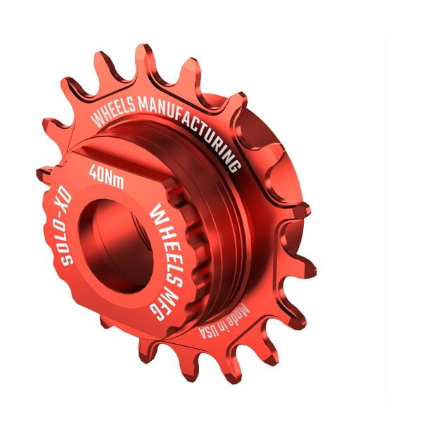 Wheels Manufacturing Solo-XD - 18T Single Speed Conversion Kit for XD/XDR Hubs, Red