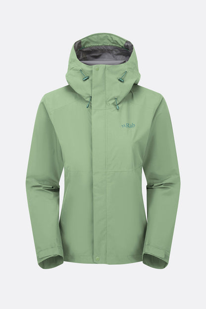 Downpour Jacket Wmns - Fig Green
