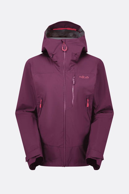 Downpour Mountain Jacket Wmns - Mulberry