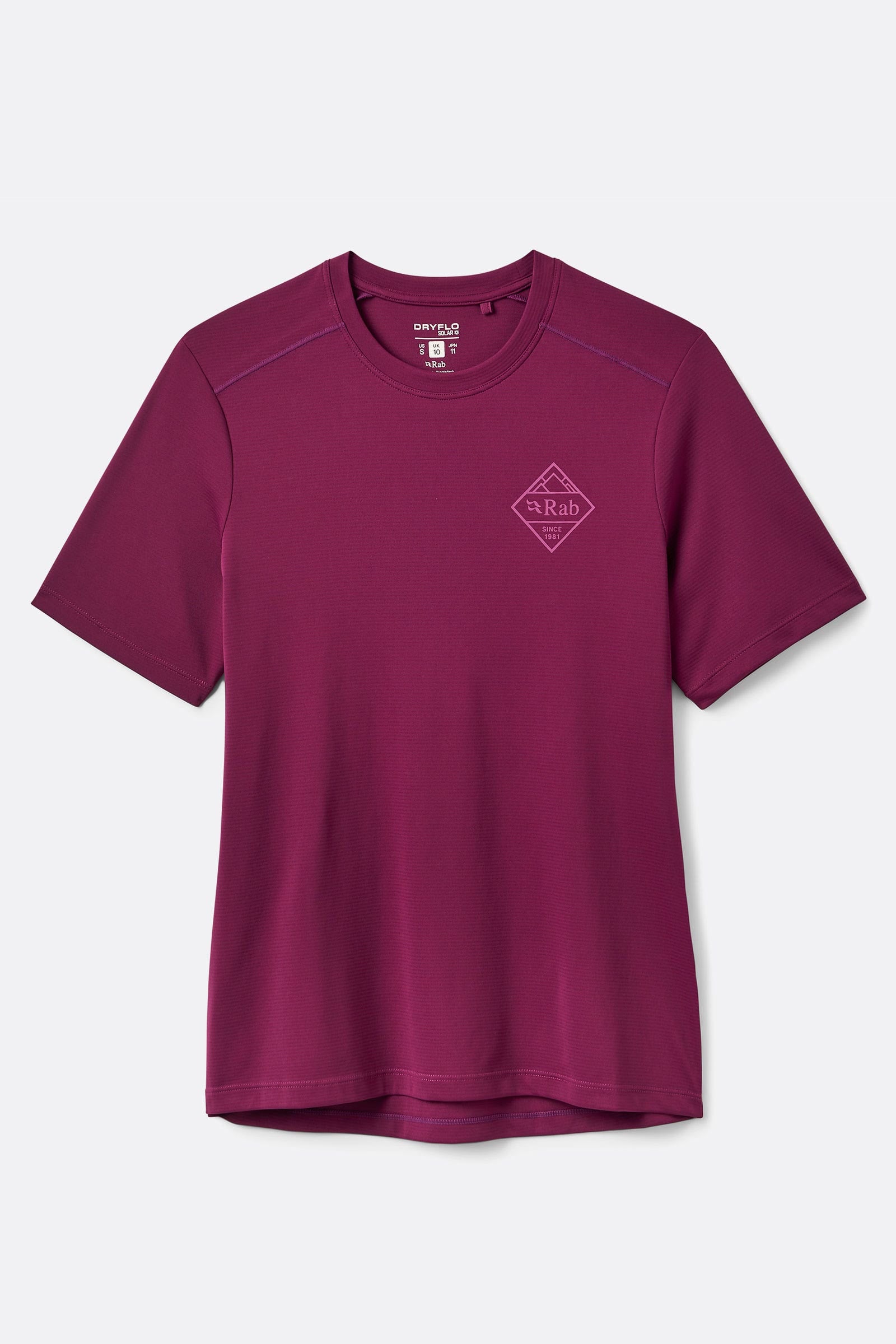 Force Stamp Tee Wmns - Mulberry