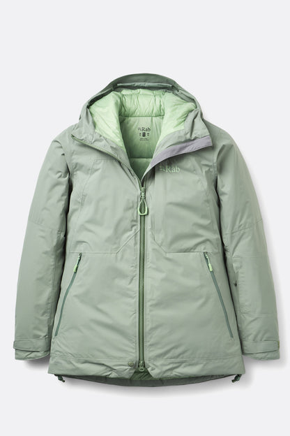 Optical Down Jacket Wmns - Dark Fig Green