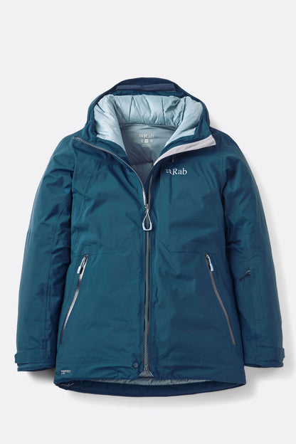 Optical Down Jacket Wmns - Tempest Blue
