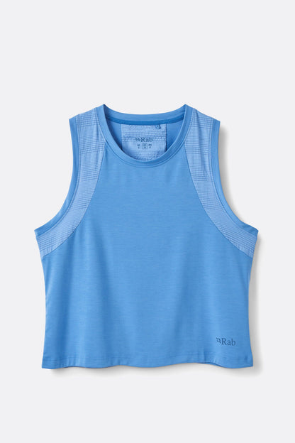 Rivelin Crop Tank Wmns - Bluebird