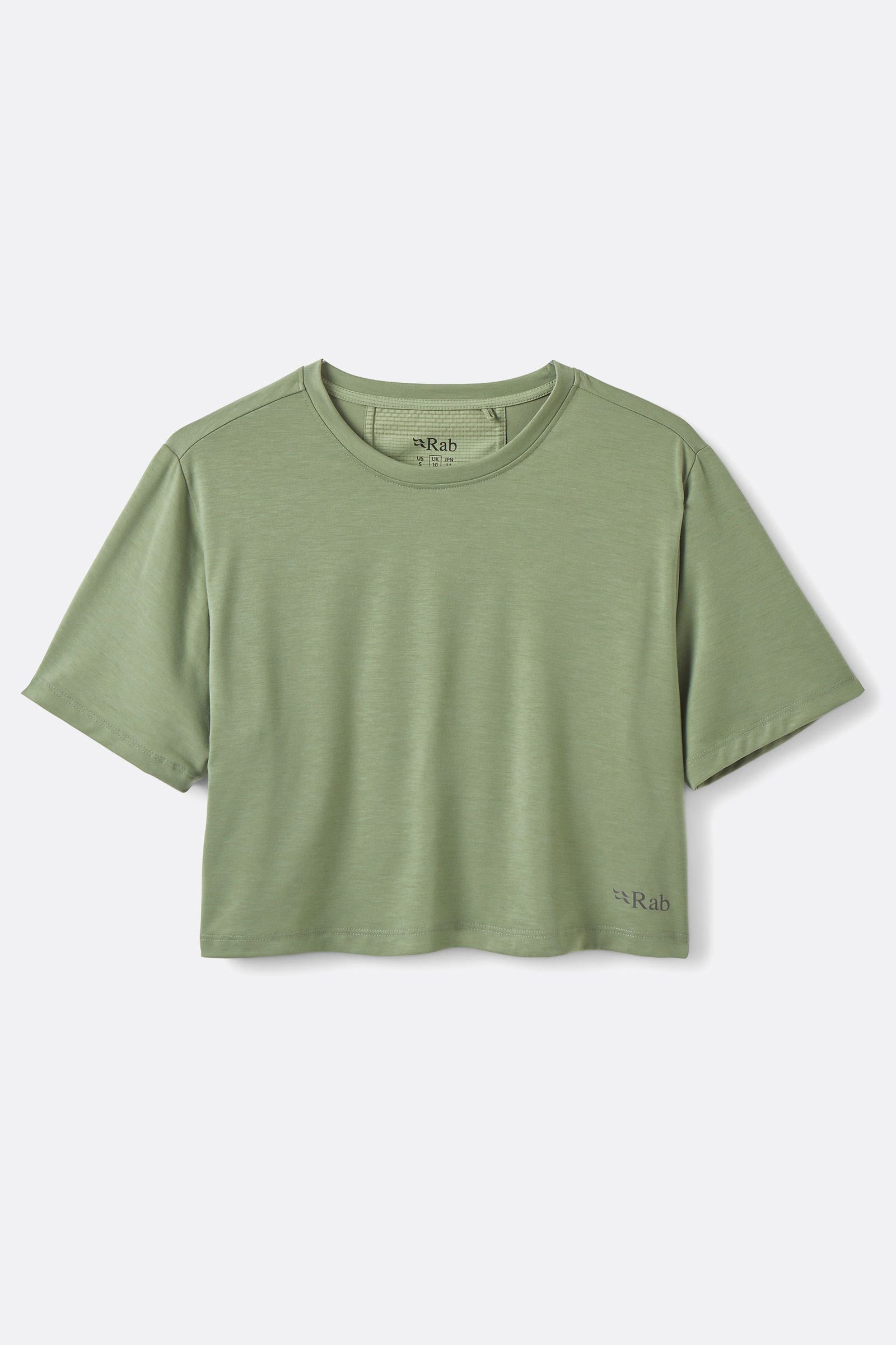 Rivelin Crop Tee Wmns - Dark Fig Green