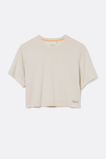Rivelin Crop Tee Wmns - Pebble