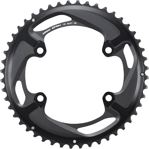 Shimano GRX FC-RX810-2 GRX 11 speed double outer chainring 48T-ND, for 48-31T