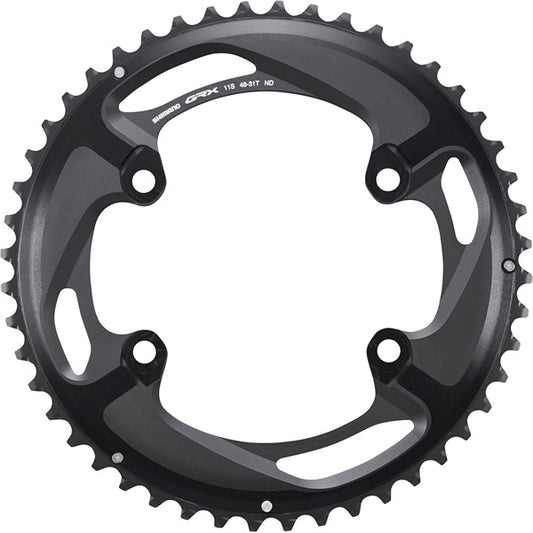 Shimano GRX FC-RX810-2 GRX 11 speed double outer chainring 48T-ND, for 48-31T