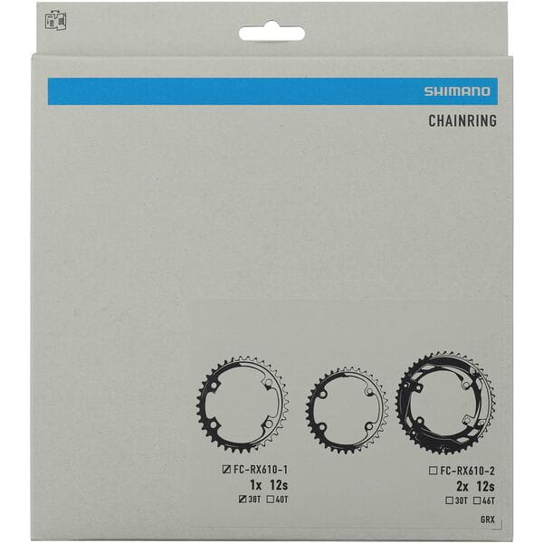 Shimano GRX FC-RX610-1 GRX 12 speed single 1X chainring