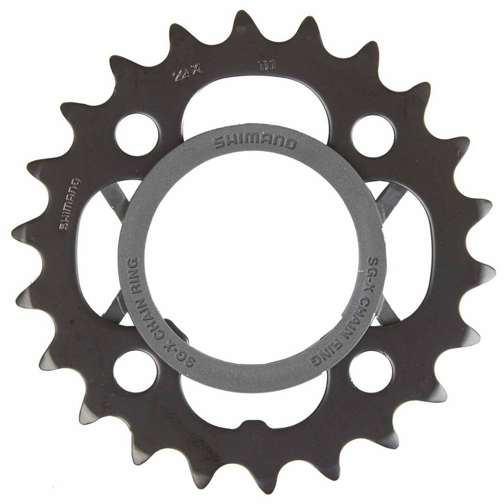 Shimano Acera FC-M361 Acera 7/8 speed inner chainring and protector, 22T, black