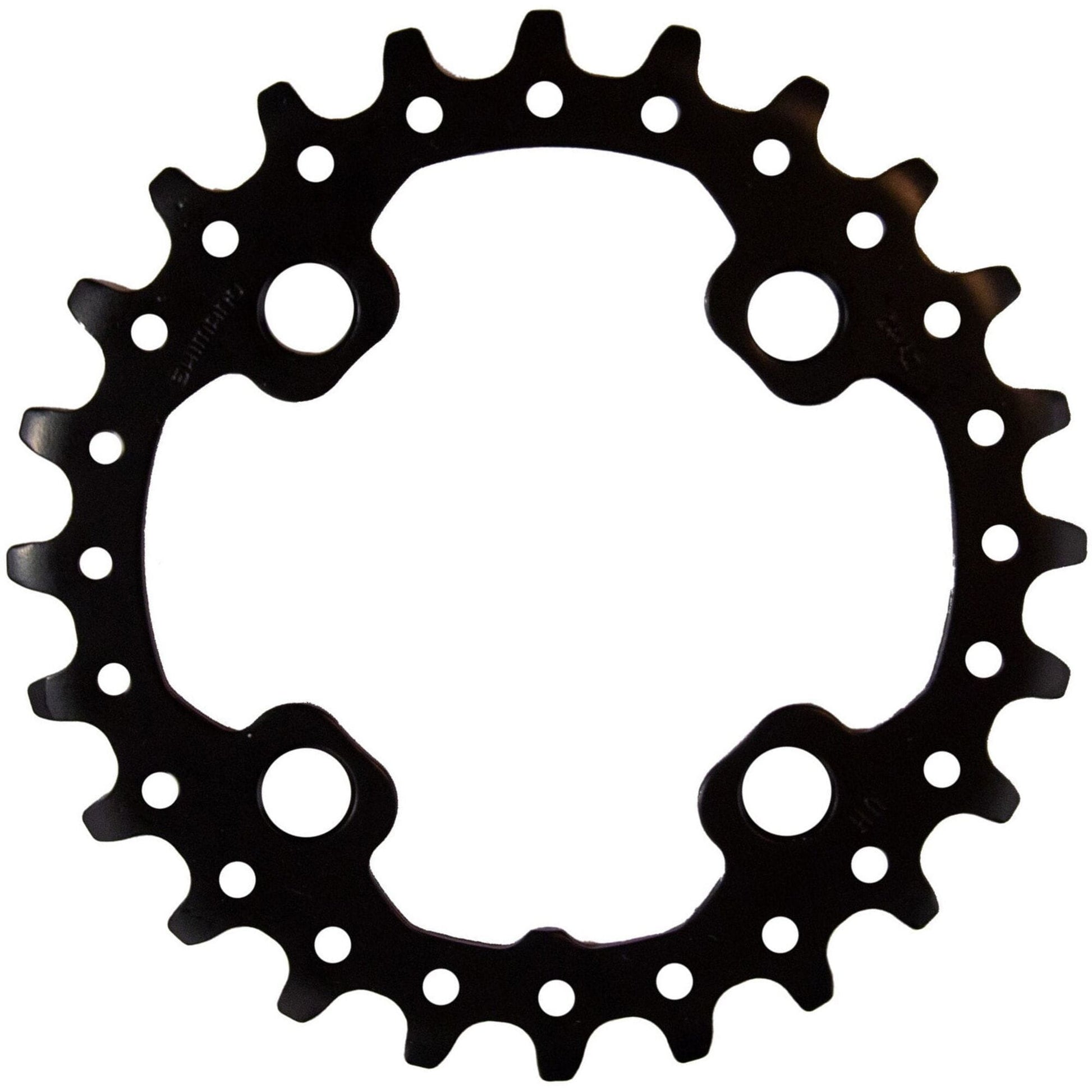 Shimano Deore FC-M617 Deore 10 speed double inner chainring, 24T-AZ