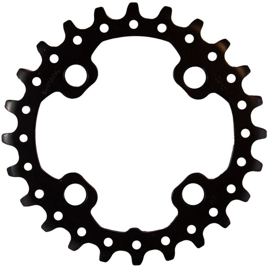 Shimano Deore FC-M617 Deore 10 speed double inner chainring, 24T-AZ
