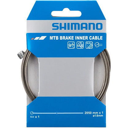 Shimano MTB stainless steel inner brake wire,1.6 x 2050 mm