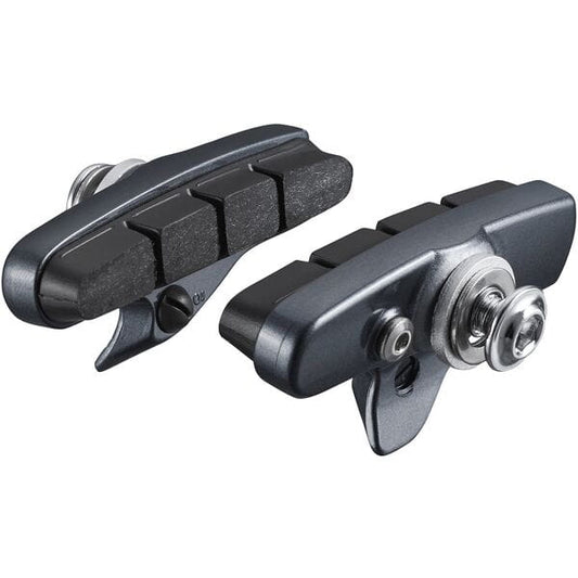 Shimano Ultegra R55C4 Ultegra R8010 cartridge brake shoe direct mount, alloy rim, black, pair