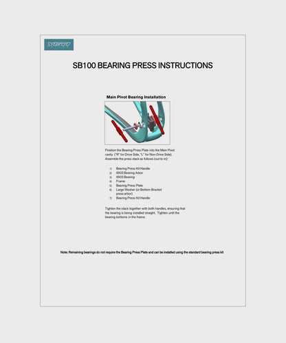 Yeti Bearing Press Tool