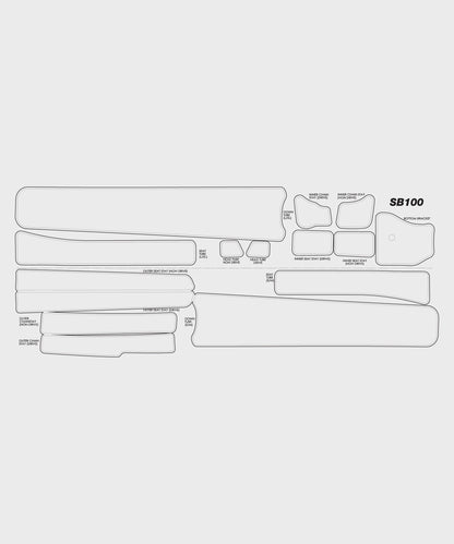Yeti Cycles Yeti Frame Protector Sheet ASR 2016