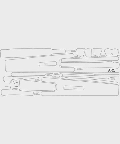 Yeti Cycles Yeti Frame Protector Sheet ASR 2016