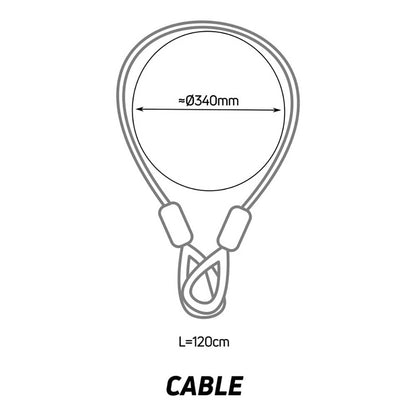 Zefal K-Traz Cable Lock
