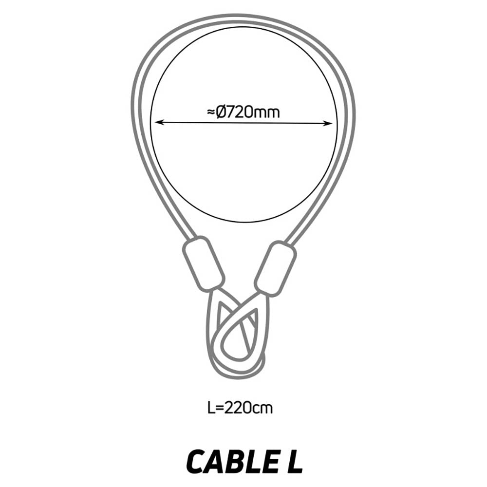Zefal K-Traz Cable L Lock