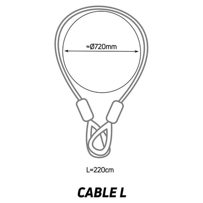 Zefal K-Traz Cable L Lock