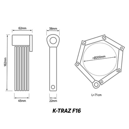 Zefal K-Traz F16 Folding Lock