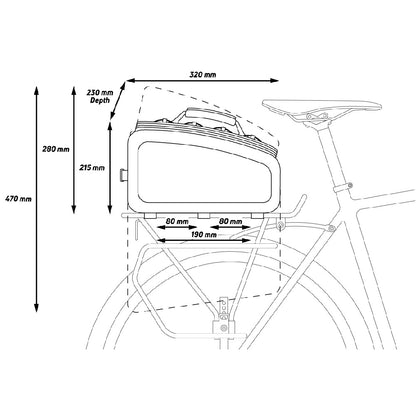 Zefal Z Traveler 80 Rack Bag