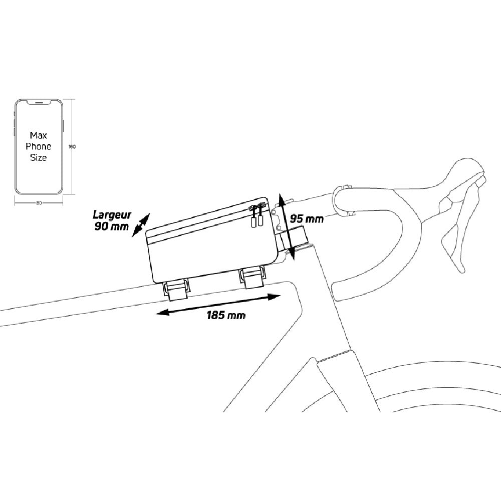 Zefal Console Pack T1 Top Tube Bag