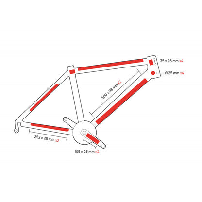 Zefal Matt Skin Armour Bike Frame Protection