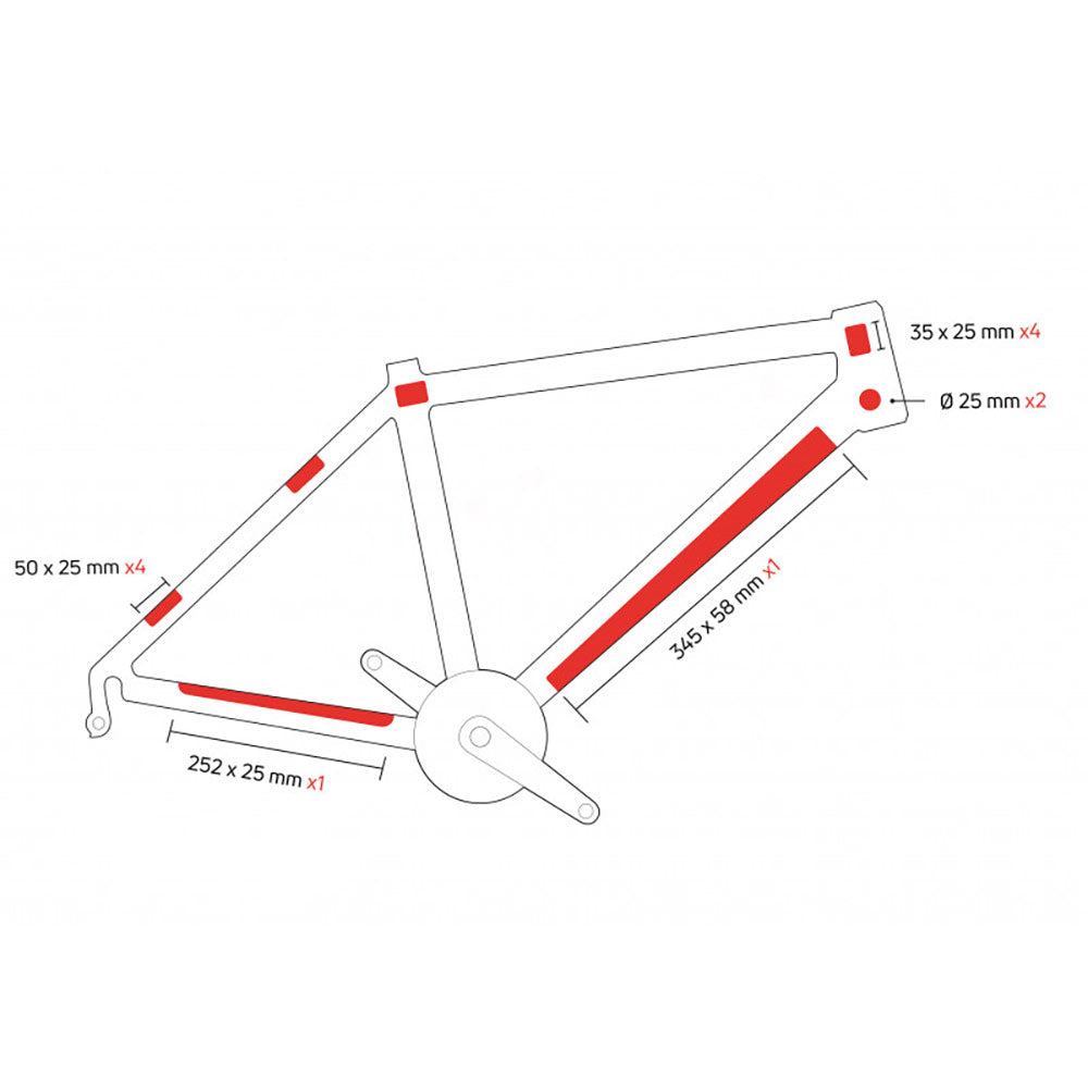 Zefal Gloss Skin Armour Bike Frame Protection