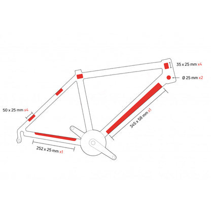 Zefal Gloss Skin Armour Bike Frame Protection