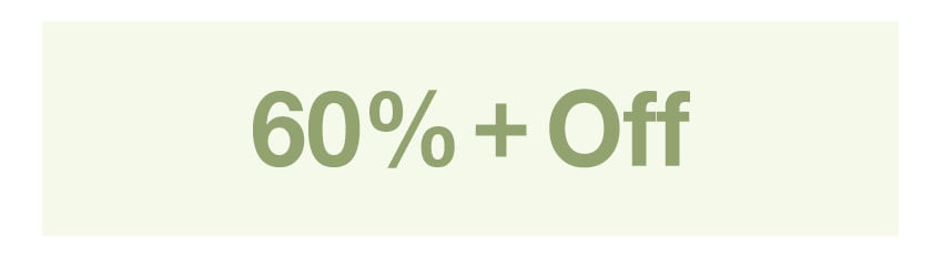 60%+ Off