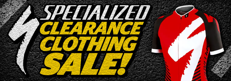 specialized clothing sale