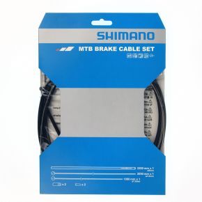 Shimano Mtb Brake Cable Set With Stainless Steel Inner Wire Black - Shifting can now happen as quickly and effortlessly as possible