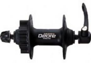 Image of Shimano M525 Deore Disc Front Hub Black 36 Hole