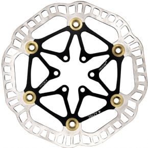 Aztec Stainless Steel Semi-floating Disc Rotor 180 Mm - Designed and developed for UK riding conditions