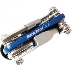 Image of Park Tool Ib3c Multitool - I-beam Mini Fold-up Hex Wrench Screwdriver And Star Shaped Wrench Set